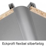 Eckprofil flexibel silberfarbig