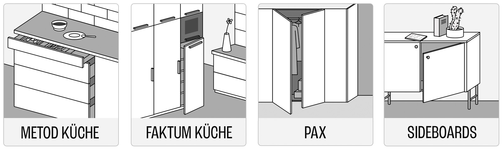 IKEA Fronten passend vorgebohrt